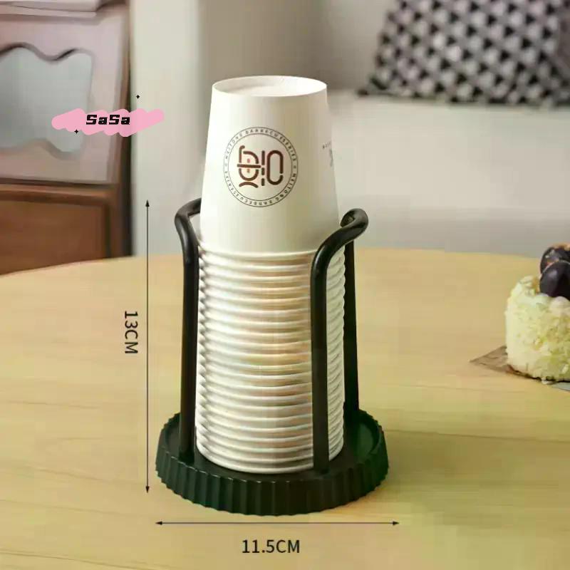 S-Kitchen Paper Cup Holder Disposables Cups Picker Multifunctional Desktop Cup Storage Rack Household Coffee Cup Holder For Home
