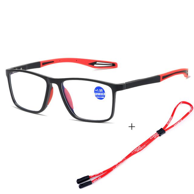 Flexible  Sports Presbyopia Glasses Luxury Elastic Men Women Far Sight Eyewear Vintage Finished Reading Eyeglasses Diopter