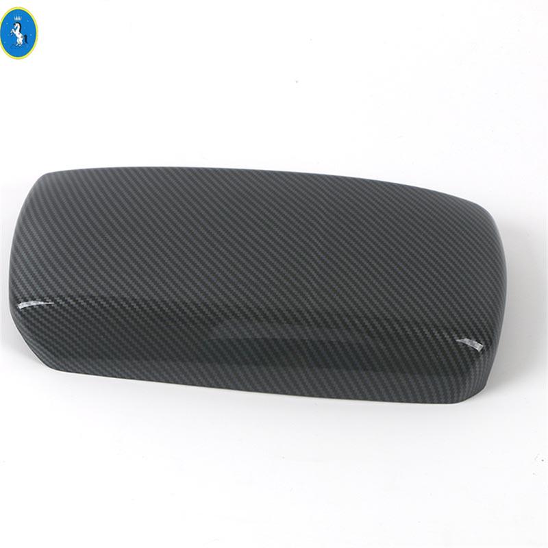 Car Carbon Fiber Central Armrest Storage Box Cover Trim For Toyota Corolla Cross XG10 - 2025 Corolla - 2025