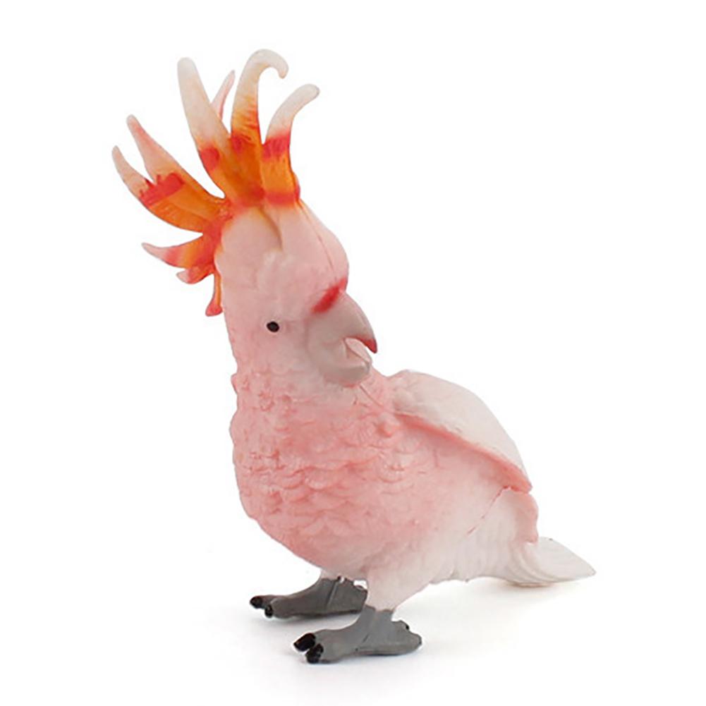 Simulation Bird Action Figures Parrot Macaws Budgerigar Lifelike Animals Model Kids Cognition Toys For Gifts