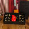 Enshousu Twelve Zodiac Red Ceramic Baijiu Gift Set