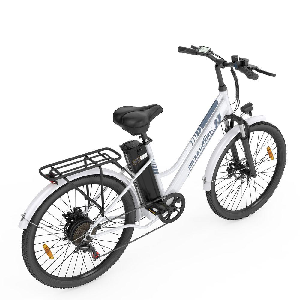 Electric Bicycle Zazawork C26 Pro 26" Tire 250W Motor City Electric Bike For Adult Top Speed 25Km/h Dual Disc Brakes 36V 20Ah Max Load 120Kg