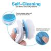 Pet Grooming Brush Comb Dog Self Cleaning Brush Hair Remover for Small Large Dog Cat
