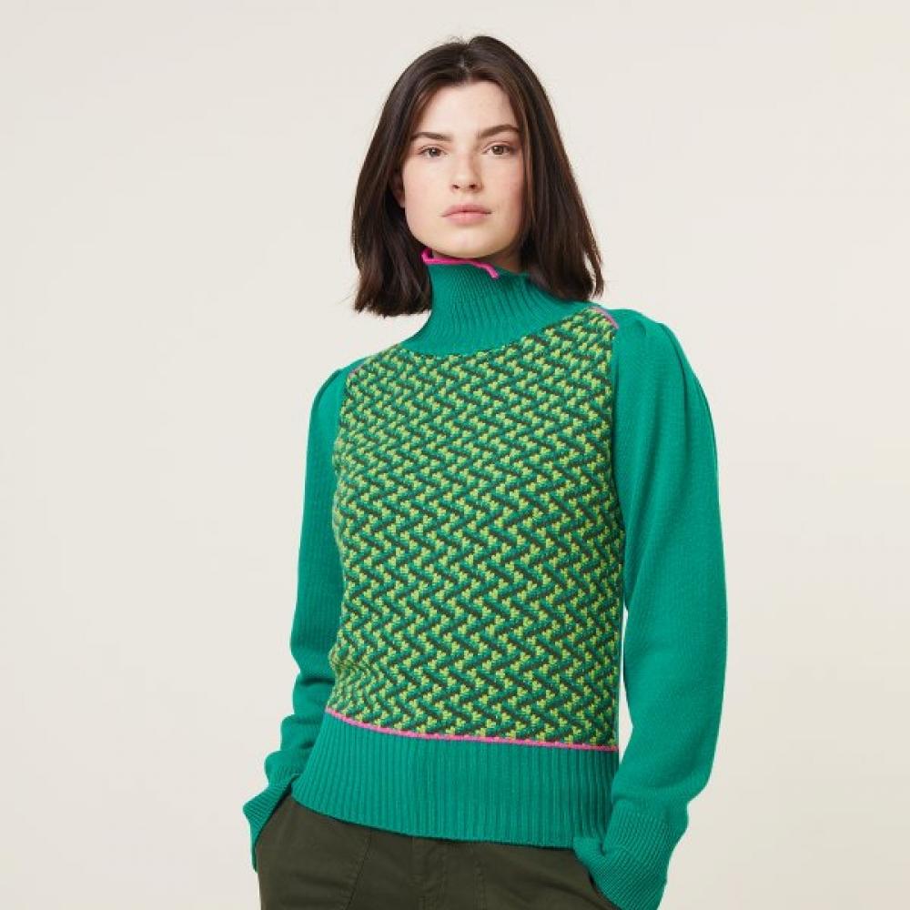 Oilily Knit Pattern Owbfakn014 Green (72)/XL(88)