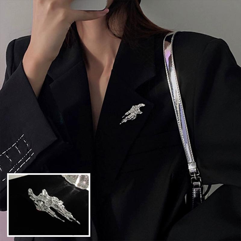 Brooches Heart-Shaped Pearl Pins Various Suit Accessories Memorial Brooches