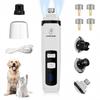 Neue elektrische HundekralleSchleifer Wiederaufladbar USB-Laden LED-Licht Leise KatzenkralleSchleifer Haustierpfoten Krallenpflege Zubehör