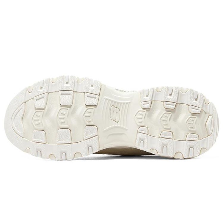Skechers DLites 1.0 Sport Minimalist Shock Absorbing Durable Low-Top Casual Shoes Women Sneaker Off-White 149227-OFWT