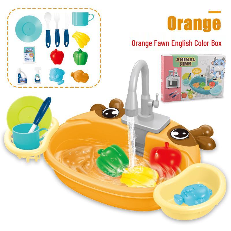 

Детская электрическая мойка для посуды с циркулирующей водой - Игровой кухонный набор