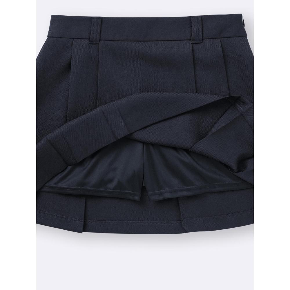Gu By Uniqlo Side Pleated Skirt