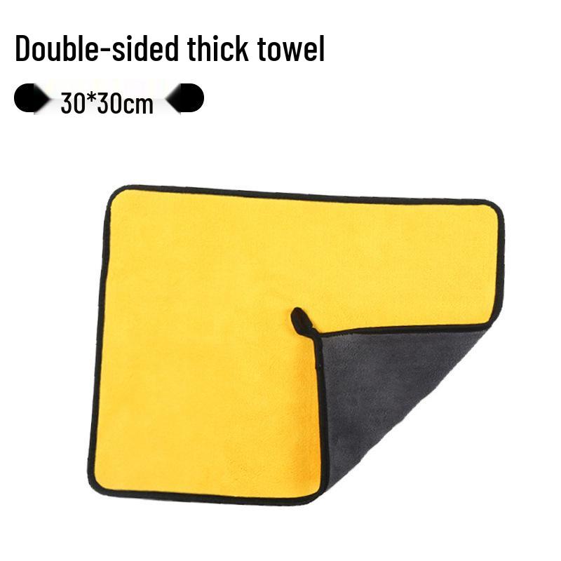 Lint-Free Absorbent Car Wash Towels - Thick, Non-Marking Cloth Set