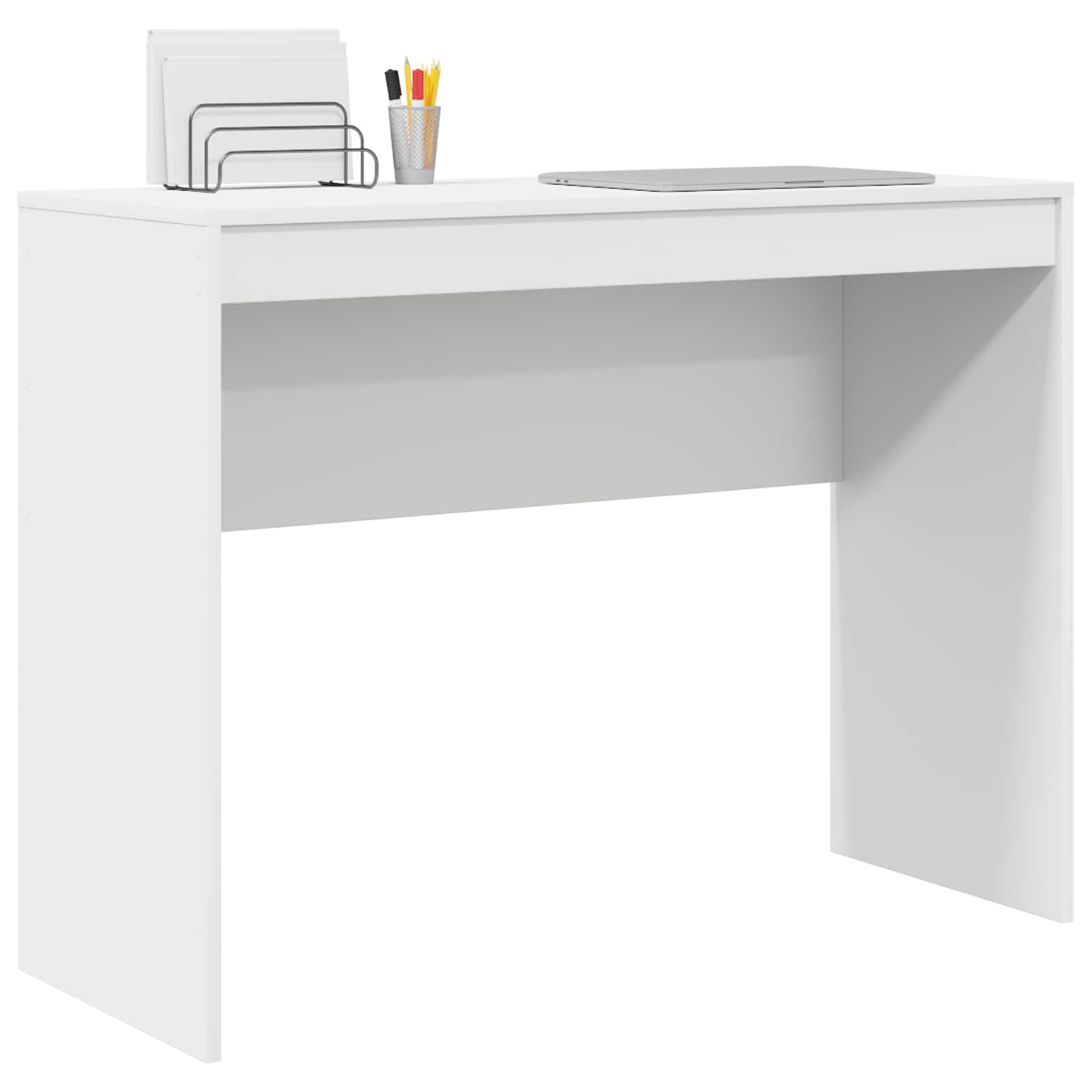Weißer Schreibtisch 100 x 40 x 76 cm