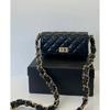 Small Xiangfeng Women's High-end Thick Diamond Chain Foreskin Single Shoulder Crossbody Small Square Bag