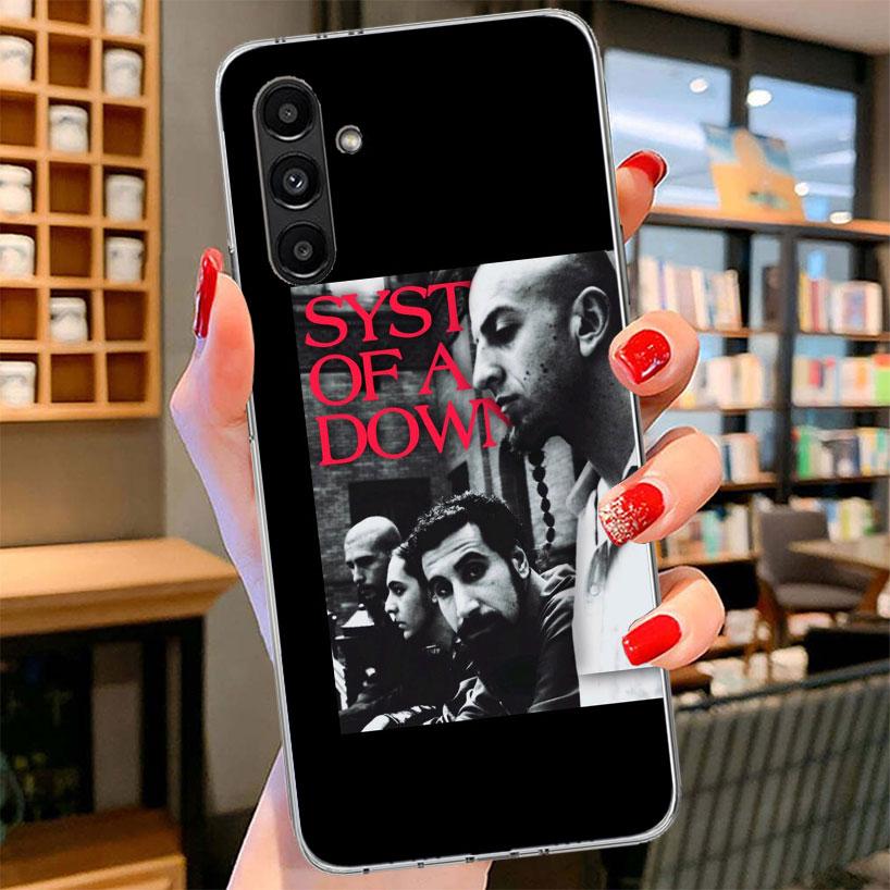 System Of A Down Phone Case For Samsung Galaxy A17 A37 A57 A16 A26 A36 A56 A15 A25 A35 A55 A14 A24 A34 A54 A13 A23 A33 A53 Galax