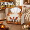 1pc Nordic Folklore Myth Tissue Box - Dwarf Gnome Trio Squash Napkin Storage Box, Suitable for Rolls/facial Tissues,multi-functional Storage Box for C