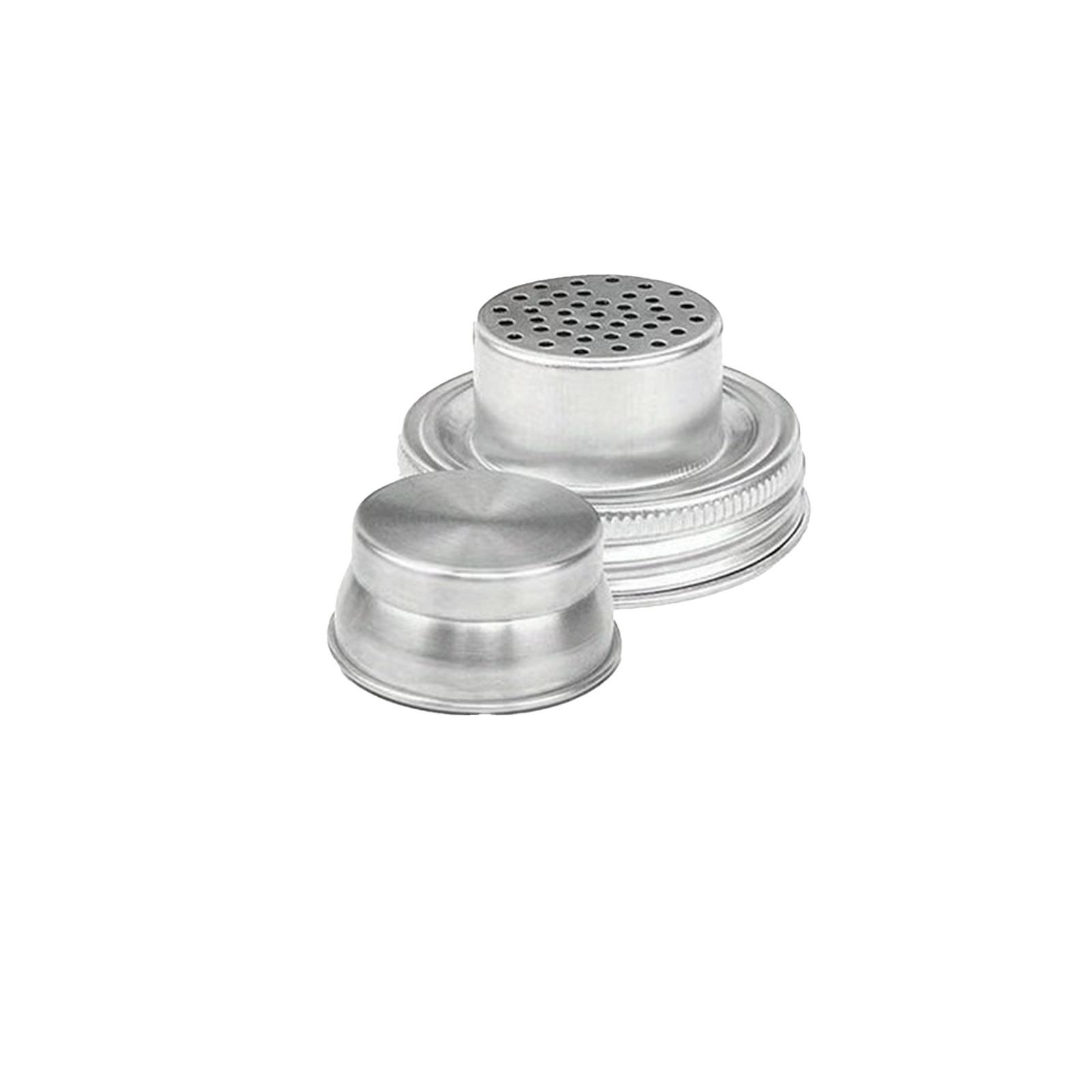 

Крышка из нержавеющей стали 304 Коктейльный фильтр для перца и муки One Size белый