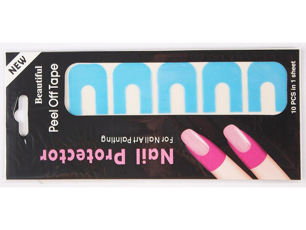 U-Shaped Anti-Spill Nail Art Stickers