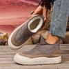 Down Cloth Non-slip Thick Bottom Snow Boots Women's Winter New Fleece-lined Casual Soft Bottom Comfortable Cotton Shoes