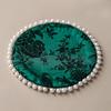 Elegant Pearls Edge Coaster Cloth Teapot Mat Butterfly Brocade Cup Mat  Tea Ceremony