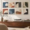 bathbath Record Rack, Wall-Mounted Record Shelf, Rental-Friendly, Pins, Screws, Tape, Suitable for