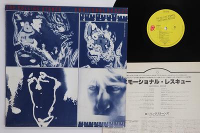 LP Record ROLLING STONES  Emotional Rescue ESS81285 ROLLING STONES 1980 Japan Rock Used