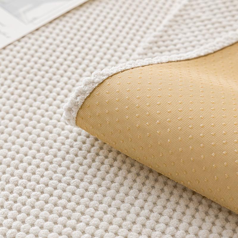 Kissen für Sofas aus Maisfleece, Universell für alle Jahreszeiten, Rutschfestes Sitzkissen, Einfarbig, Hochwertig, Grenzüberschreitend, Sofabezug Überwurf Tuch Handtuch