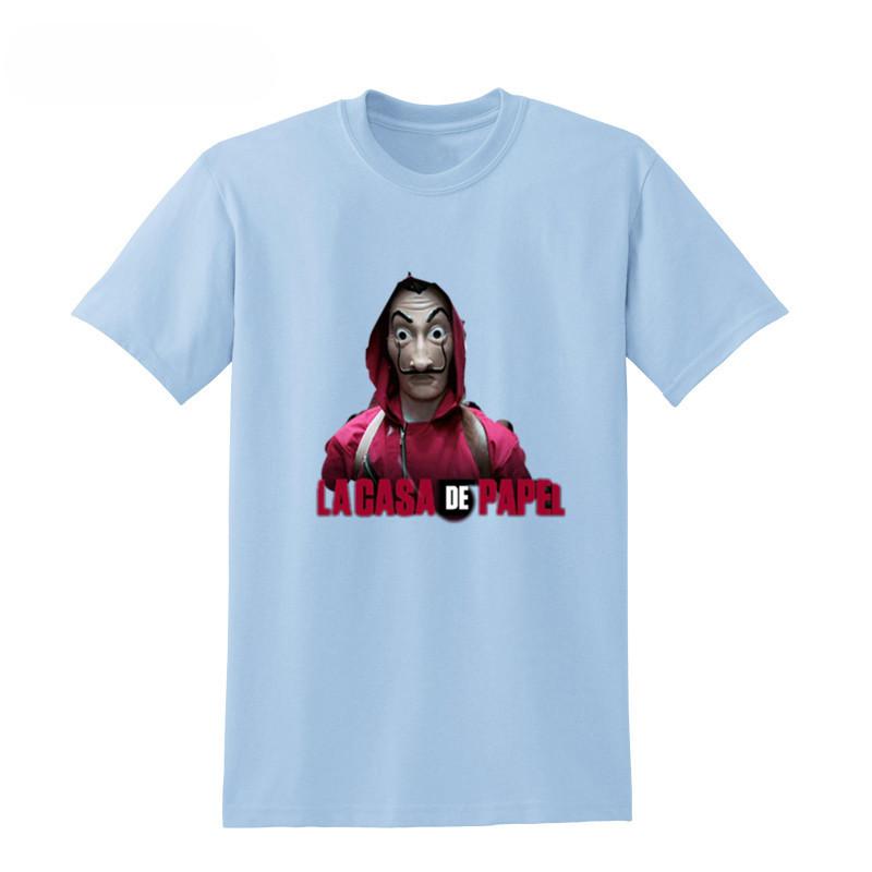 Famous House Of Paper Money Heist La Casa De Papel T Shirt Short Sleeve T Shirt