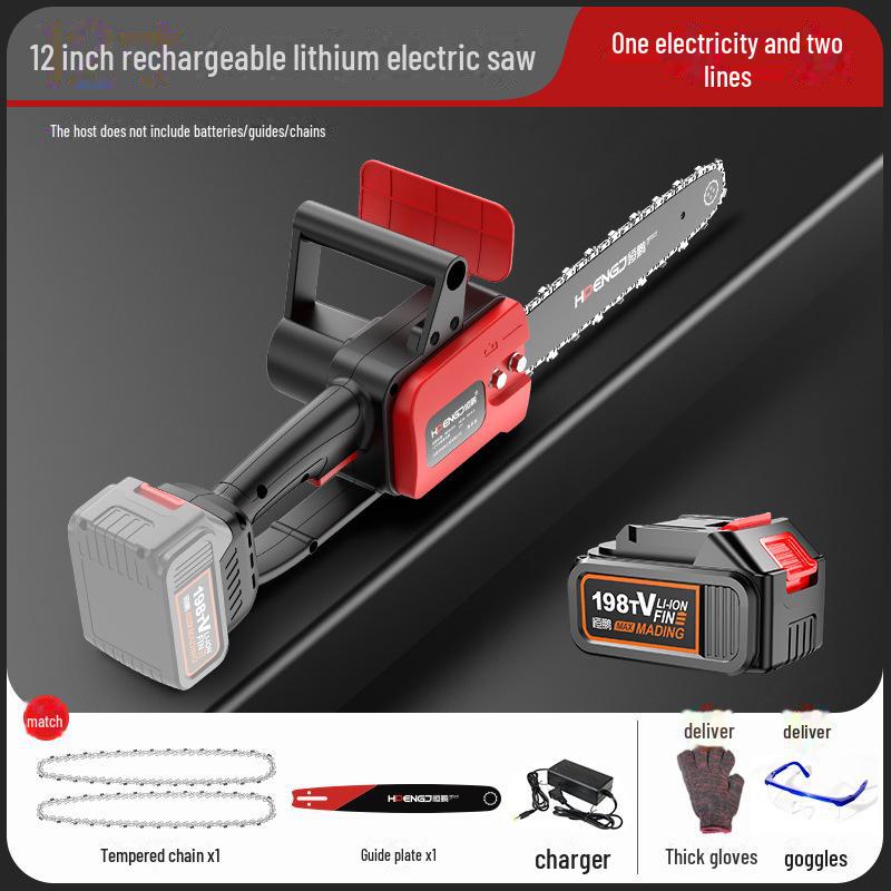 Customizable 16-Inch Rechargeable Brushless Electric Chainsaw for Pruning and Felling