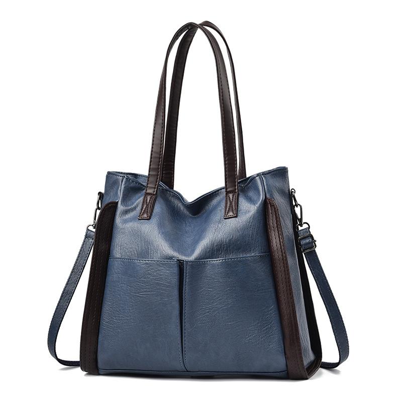 Damen Tragetaschen Mode Neue Damen Große Kapazität Schultertasche Trend Leichter Luxus Textur PU-Leder Umhängetasche Damen