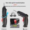 Rechargeable Handheld Electric Screwdriver and Drill Set with Screw Bits