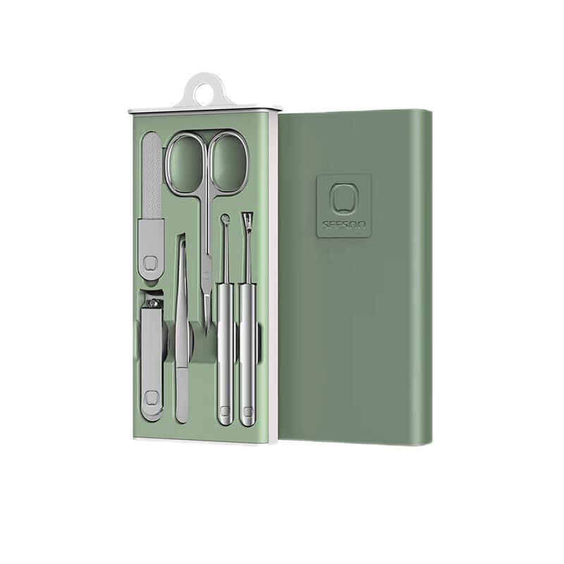 SEESOO Stainless Steel 6-Piece Nail Care Kit