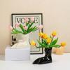 Creative Irregular Body Ceramic Vase Modern Abstract Figure Hydroponic Vase Crafts Flower Arrangement Interior Home Decoration