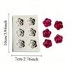 1PC Rose Silicone Mold Clay Plaster Resin Craft Mold DIY Chocolate Pudding Jelly Fondant Mold Baking Tools