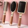 Anti Static Airbag Massage Comb Practical Care Head Hair Brush Household Curly Special For Real Hair Wigs Salon Spa Hairdressing