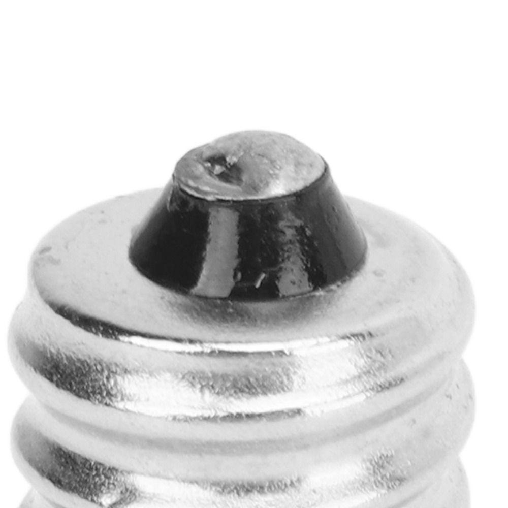 6 Pcs Durable Copper E12 To E14 Adapter Screw in Black/White Light Bulb Adapter Bulb Converter Living Rooms