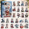 Holiday Countdown Toy Animal Advent Calendar 2026, 2D Christmas Box with Collectable Ornament Acrylic Dog Pendants, Festive Tree Hanging