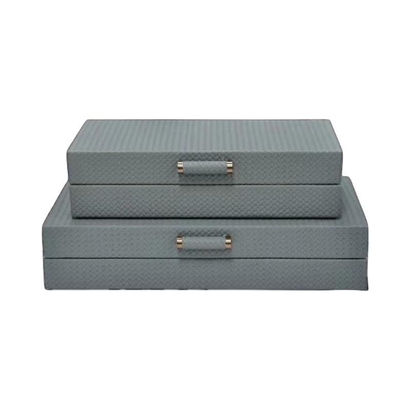 

Modern Minimalist Rectangular Jewelry Storage Box for Home Décor and Hotel Rooms Small