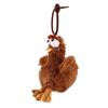 Adorable Plush Cluck Chick Stress Relief Keychain Cute Cartoon Pendant For Students And Gifts