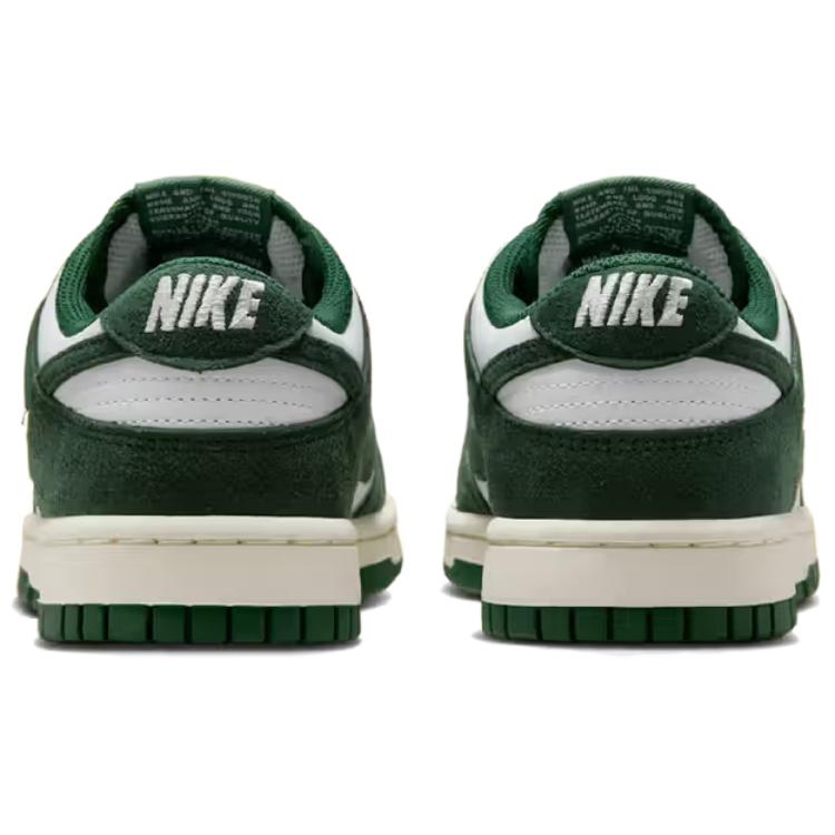 Nike Dunk Anti Slip Wear Resistant Low Top Skateboard Shoes Women's White Green