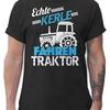 T Shirtracer Farmers Gift Farmer Echte Kerle Fahren Tractor Shirt Unisexs And Vintage Breathable Designer Clothes Stylish