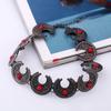 Bohemian Style Necklace Alloy Geometric Artificial Turquoise Jewelry For Casual And Gift Use