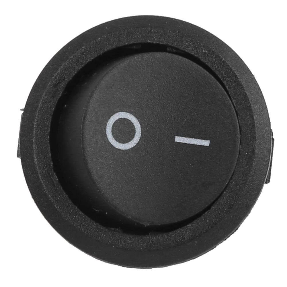 10pcs 23mm  Rocker Switches 3Pin 2Position Round Boat  ONOFF