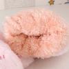 1 Pair Women Plush Rabbit Fingerless Gloves Warm Thick Winter Convertible Flip Top Cartoon Bunny Gloves Outdoor Cold Weather Half Finger Mittens