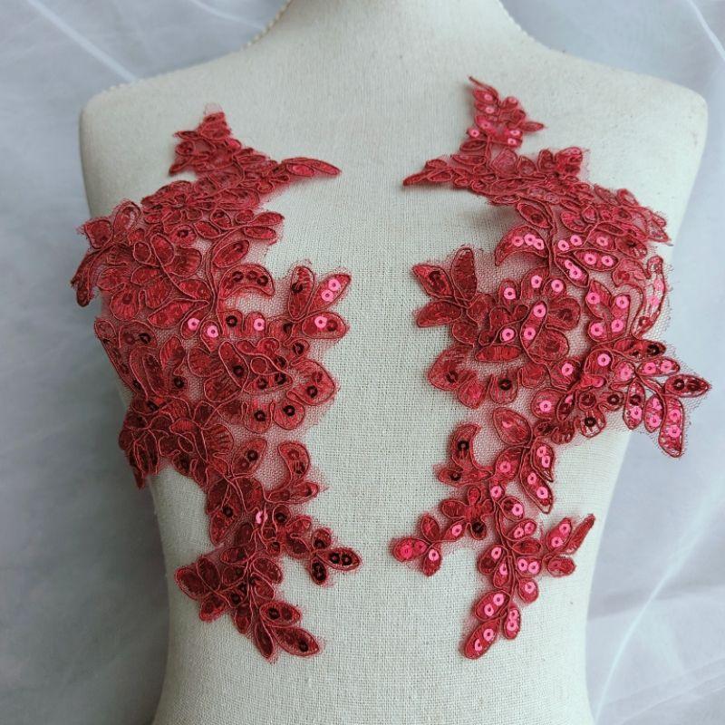 Car Bone Lace Sequined Lace Accessories, Handmade Diy Materials, Bridal Wedding Dress Head Jewelry, Clothes Decoration Flowers