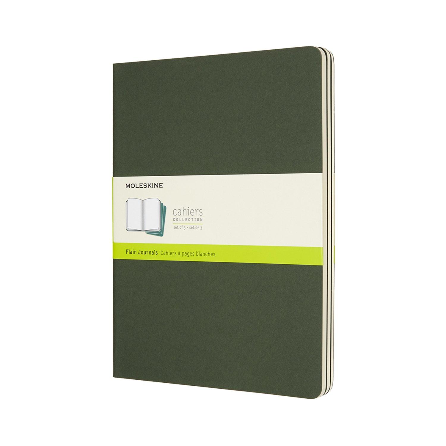 

Moleskine Notebook Cahier Plain XL Myrtle Green CH023K15