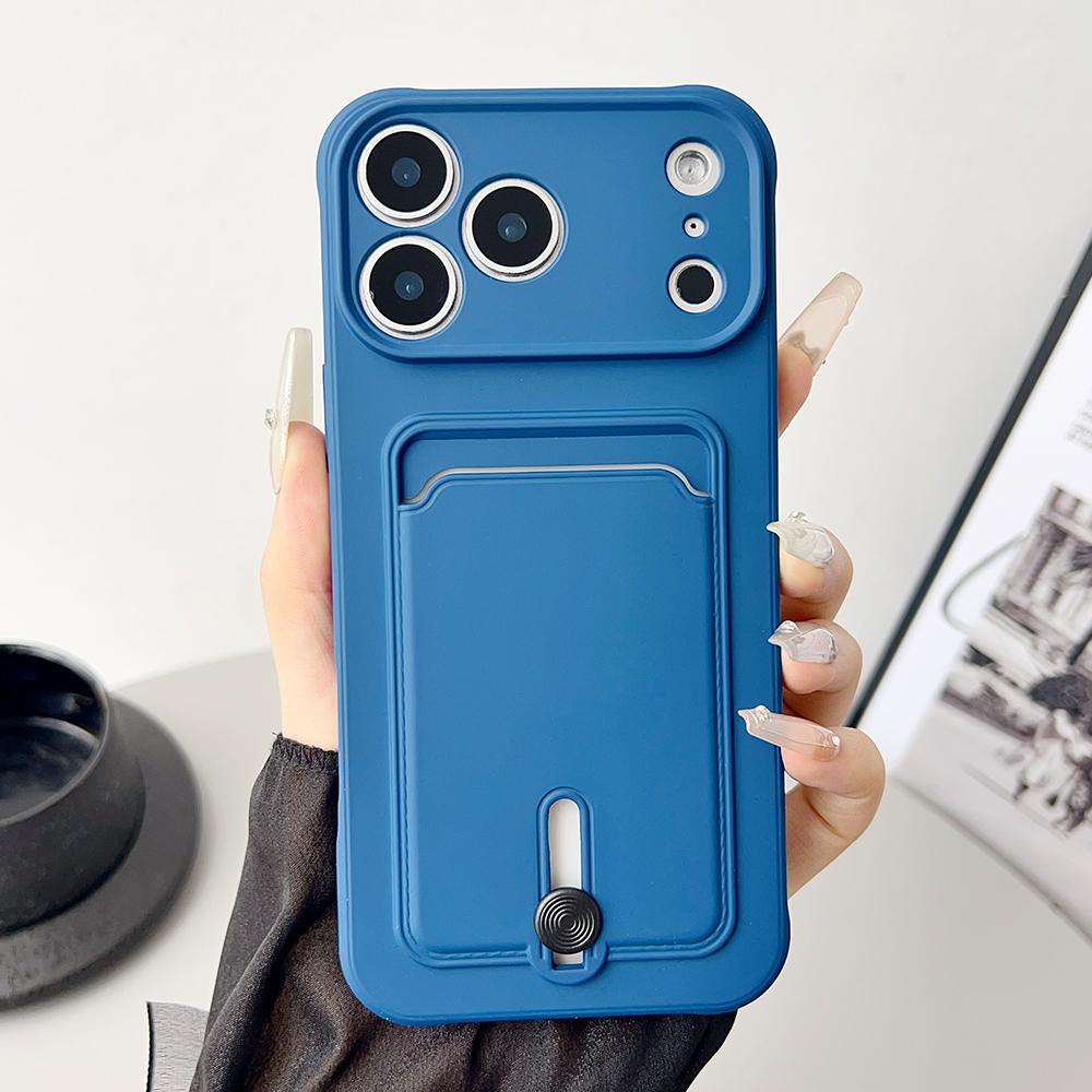 

Fine hole sliding card holder silicone phone case for iPhone 17 16 15 14 13 12 11 Pro Max Air Plus Mini shockproof soft cover iPhone 12 mini
