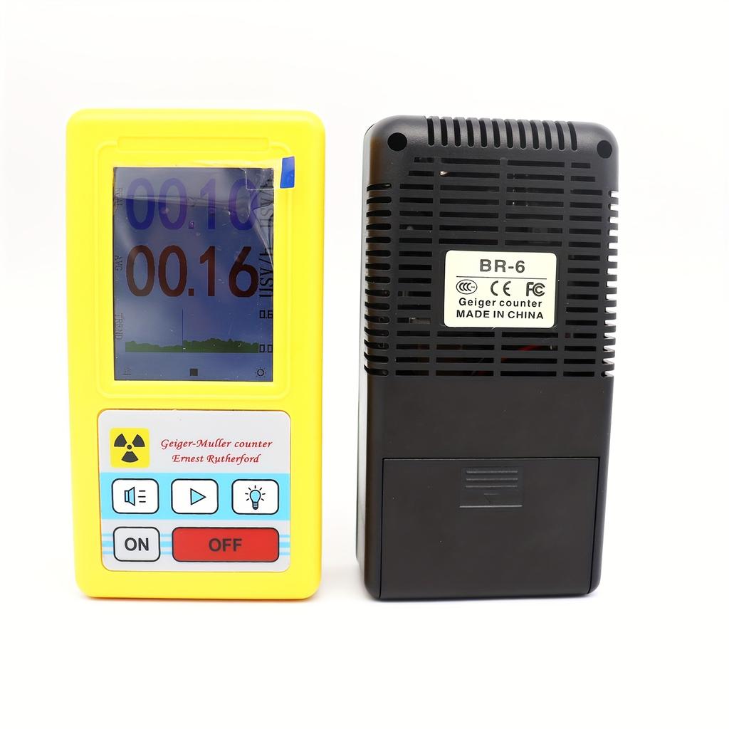 BR-6 Handheld Geiger Counter Nuclear Radiation Detector Personals Radiation Dosimeter Marble Detectors Beta Gamma X-ray Tester