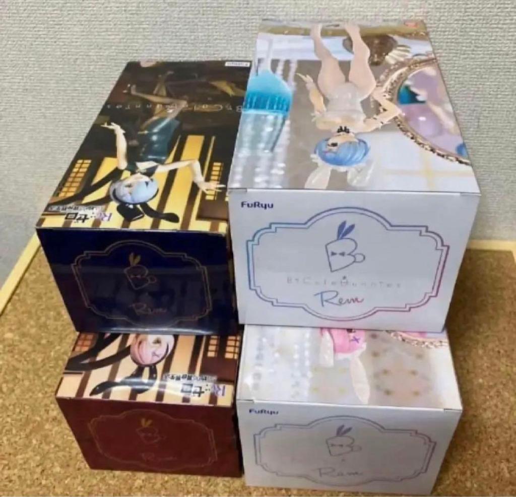 [USED] Re:Zero Ram and Rem 4 Figures *BiCute Bunnies