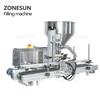 ZONESUN ZS-DTGT900 Automatic Sticky Paste Sunscreen Cream Shampoo Liquid Honey Bottling Pack Filling Machine For Cosmetics