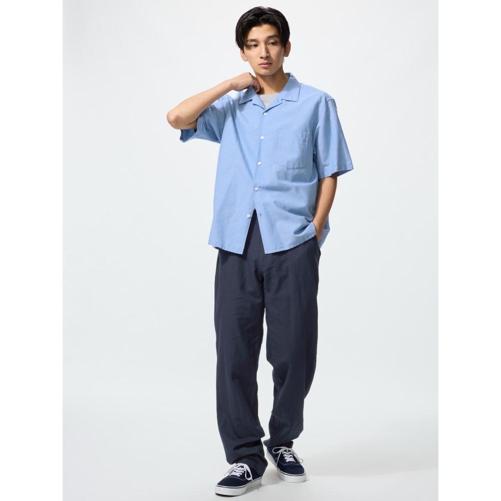 Uniqlo Japan Linen Blend Easy Pants Long