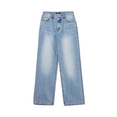 LAP Indigo Washed Straight Fit Denim Pants Ar2Dp442